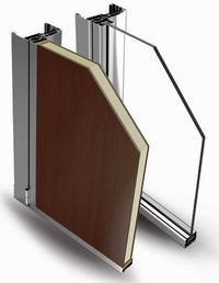 Serramento in alluminio Alca per porte interne Easydoor